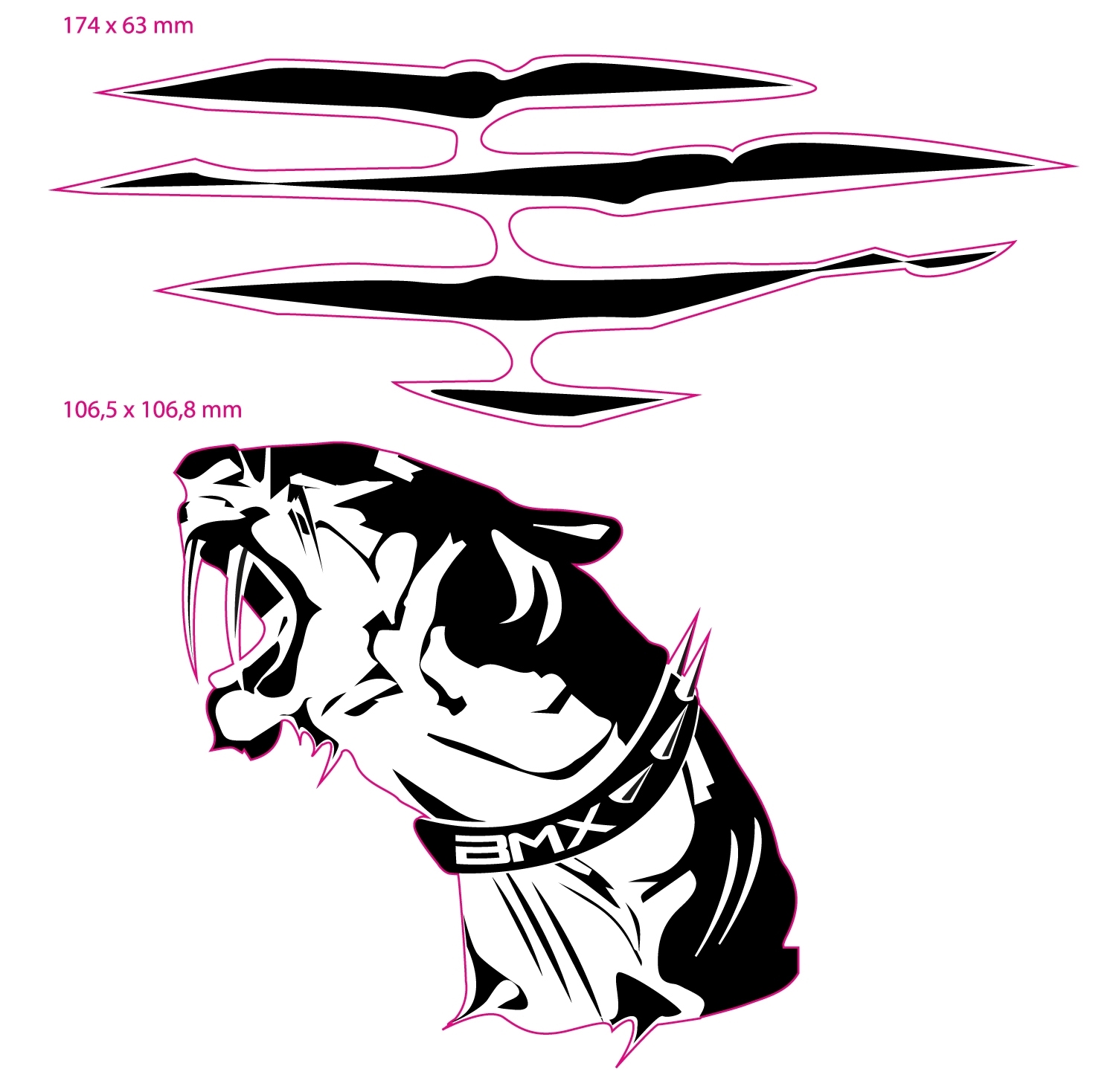 přilba FORCE BMX, fluo lesklá S - M