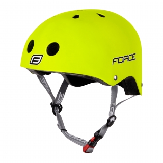 přilba FORCE BMX, fluo lesklá S - M