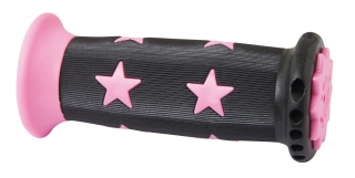 madla STAR gumová dětská, černo-růžová